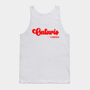 Ontario: I love Canada Tank Top